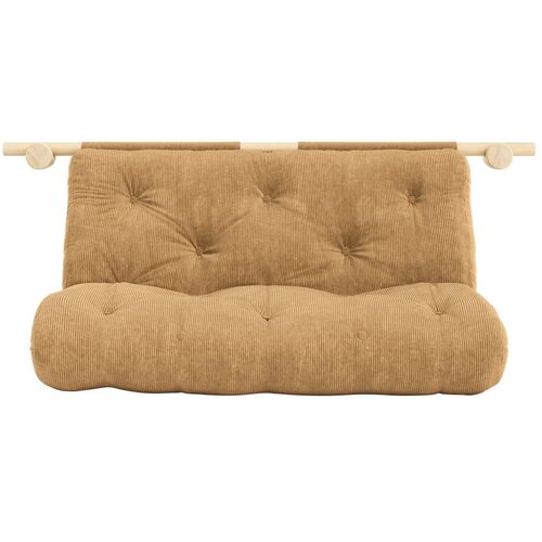 Karup Design Svetlo rjava raztegljiva sedežna garnitura iz rebrastega žameta 180 cm Hooked &amp;ndash; Slike
