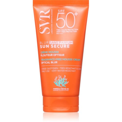 SVR Sun Secure Blur za&scaron;čitna pena za poenotenje tona kože brez dodanih di&scaron;av SPF 50+ 50 ml Cene