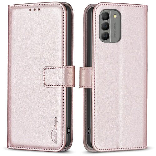 INORCO Waxy Crazy Horse PU ovitek za telefon Google Pixel Fold, ovitek za telefon Wallet s stojalom, (22033242) Slike