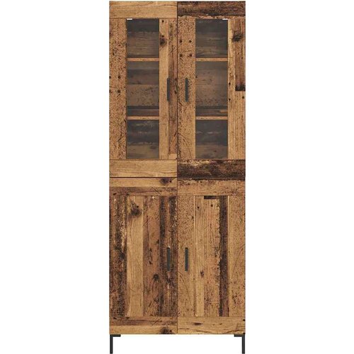  Kuhinjski ormarić 2 pcs Staro drvo 69 5 x 34 x 180 cm Konstruirano drvo Slike