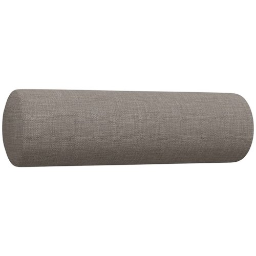  2-dijelni set sofa s ukrasnim jastucima smeđesivi od tkanine Slike