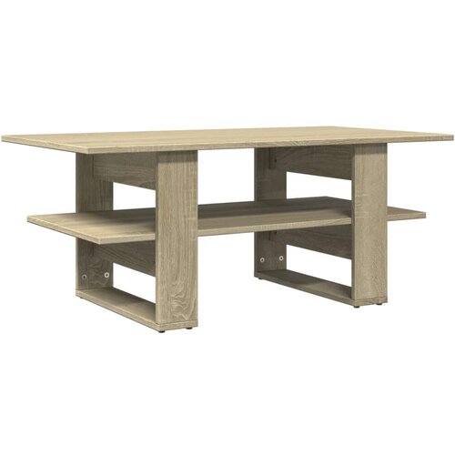 Maison Chic Klubska mizica - kavna mizica - Nizka mizica sonoma hrast 102x55x42 cm inženirski les, (21752880) Slike