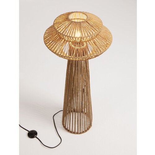Nova Luce Stoječa svetilka iz vrvi v naravni barvi (vi&amp;scaron;ina 90,5 cm) Nua &amp;ndash; Slike