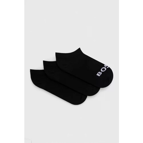 Boss Čarape 3-pack za žene, boja: crna