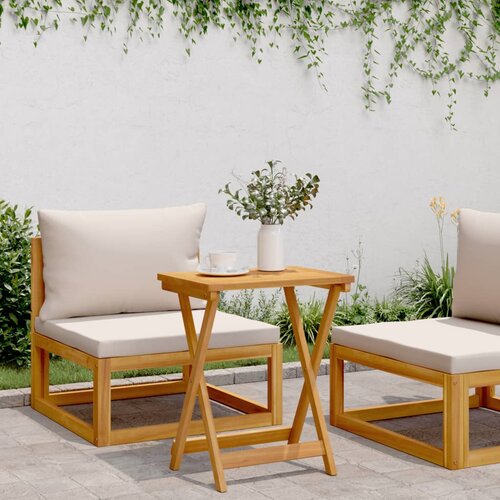 VidaXL sklopivi vrtni stol 50x36x60 cm od masivnog bagremovog drva Slike