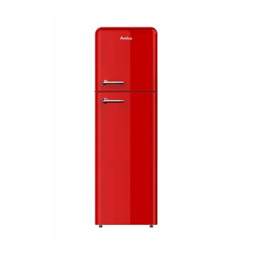 Amica frižider FD280.3FRAA crveni Slike