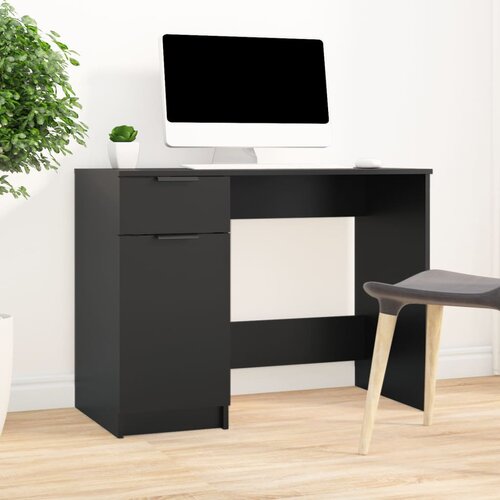 vidaXL Radni stol crni 100 x 50 x 75 cm od konstruiranog drva Cijene