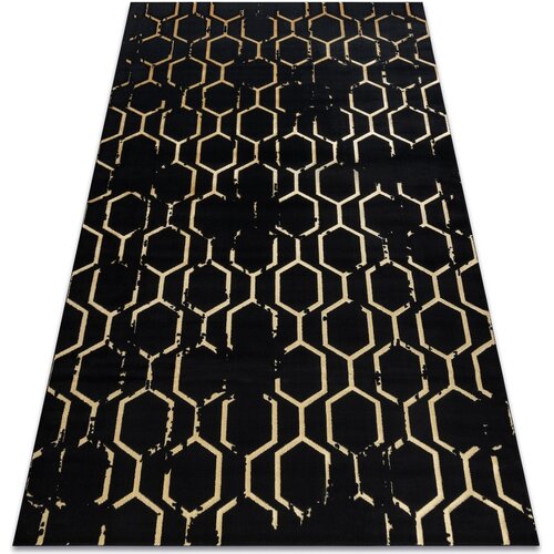 RugsX Preproge Preproga GLOSS sodobni 407C 86 stilski, 120x170 cm Črna Cene