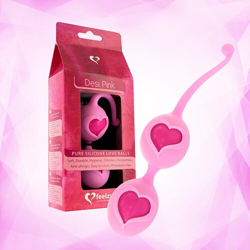 Feelztoys Vaginalne kroglice - Desi, roza Slike