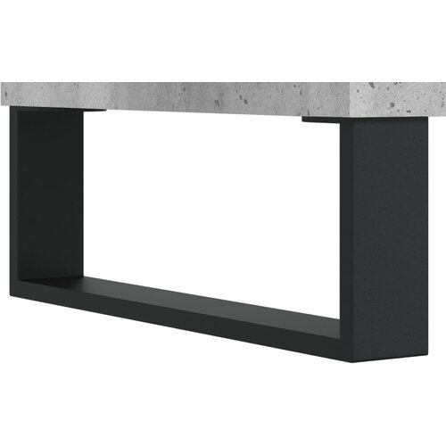  Komoda siva boja betona 60x35x70 cm od konstruiranog drva Slike