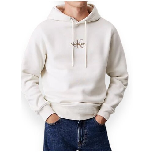 Calvin Klein Jeans Puloverji J30J325629 Bela Slike