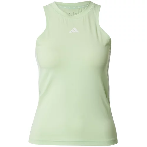 Adidas Športni top 'Essentials' pastelno zelena / bela