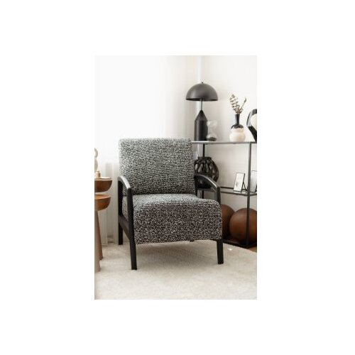 Atelier Del Sofa Fotelja Luma, Crno-bijela Cijene