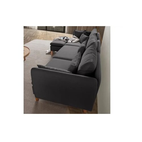 Atelier Del Sofa Kutna sofa Flexy Relax, 285 x 150 x 100 cm, Antracit Slike