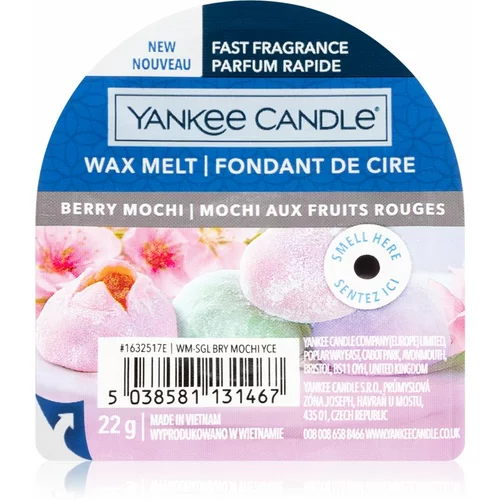 Yankee Candle berry mochi dišeči vosek 22 g unisex