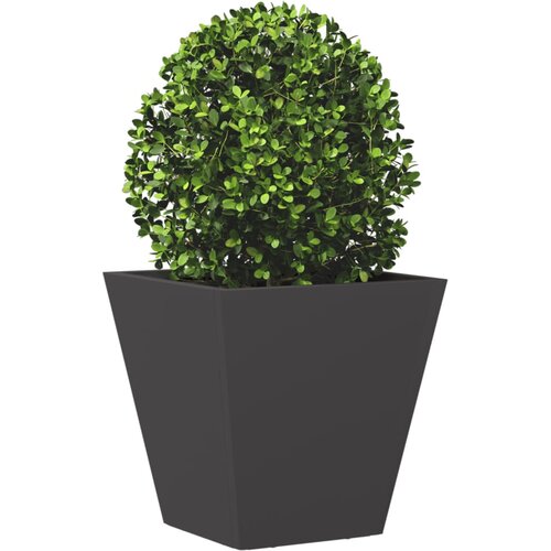  Vrtna sadilica crna 30 x 30 x 30 cm čelična Slike