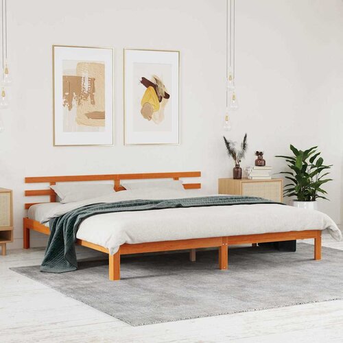  Krevetna konstrukcija Vosak smeđa 203.5 x 205.5 x 69.5 cm Cijene