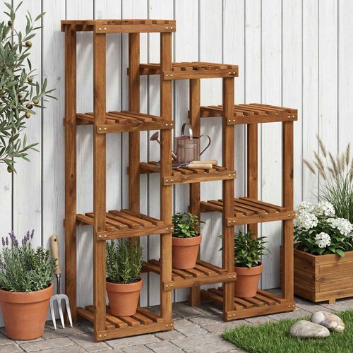  Stalak za biljke Prirodna 85 x 30 x 114,5 cm Slike