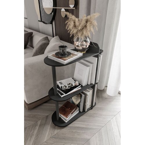 Hanah home Knjižna polica Kaiteki, 24x82x8 cm, Boja hrasta Cijene