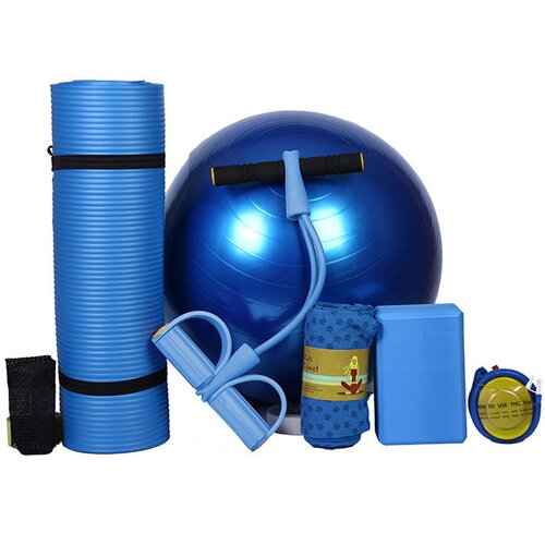 SYNERFIT Komplet za jogo Yoga Fit 5 v 1, moder, (5000529199) Cene