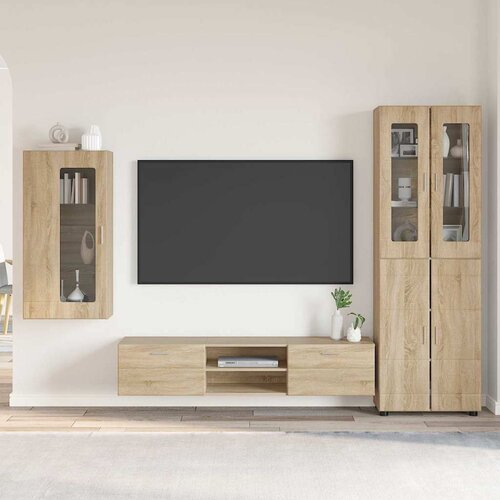  Set TV komoda FLORIN 3 kom. Sonoma hrast Konstruirano drvo Cene