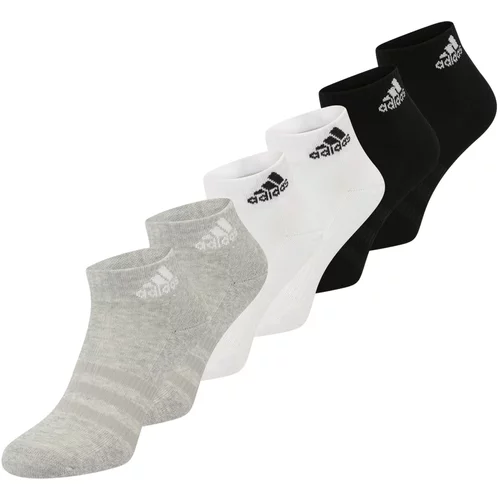 ADIDAS SPORTSWEAR Športne nogavice siva / črna / bela