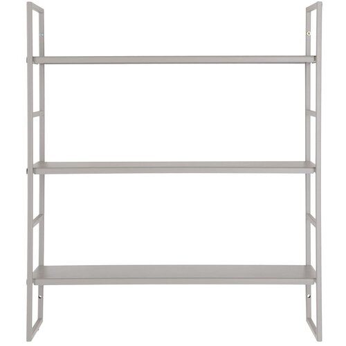 House Nordic Svetlo siva večnivojska kovinska polica 48 cm Beja – Cene