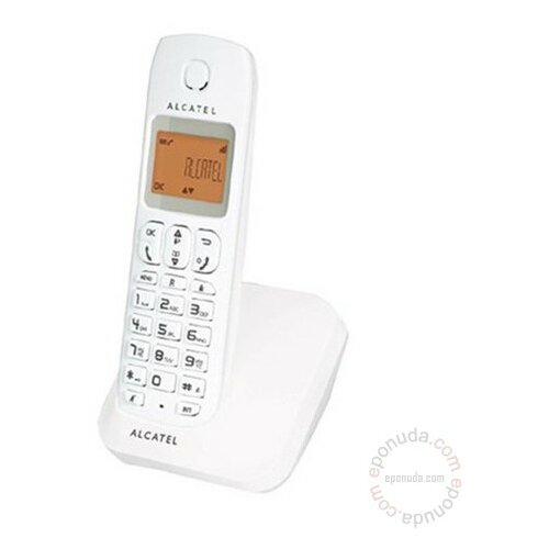 Alcatel E130 White bežični telefon Slike