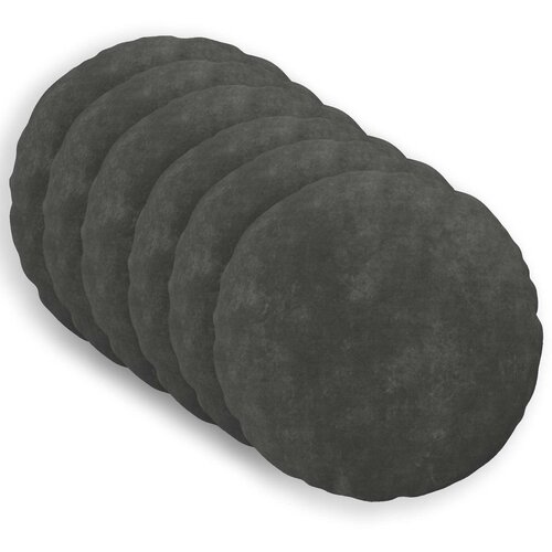  Presvlaka za jastuk 6 pcs HEERLEN Antracit &amp;Oslash; 60 cm Slike