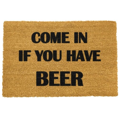 Artsy Doormats Predpražnik iz naravnih kokosovih vlaken Pridite spet in prinesite pivo, 40 x 60 cm Slike