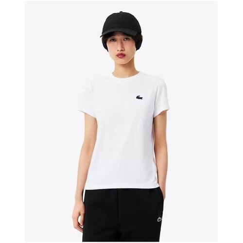 Lacoste Majice s kratkimi rokavi TF9246 Bela Slike