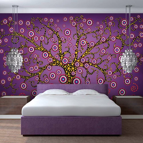  tapeta - abstract: tree (violet) 250x193