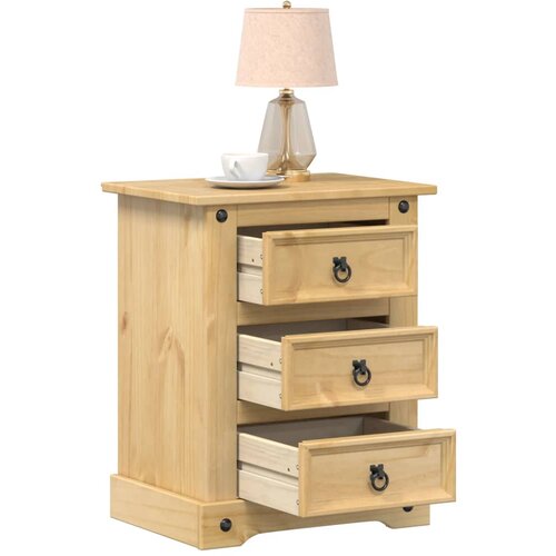 vidaXL Noćni ormarić Corona 53 x 39 x 66 cm od masivne borovine Cijene