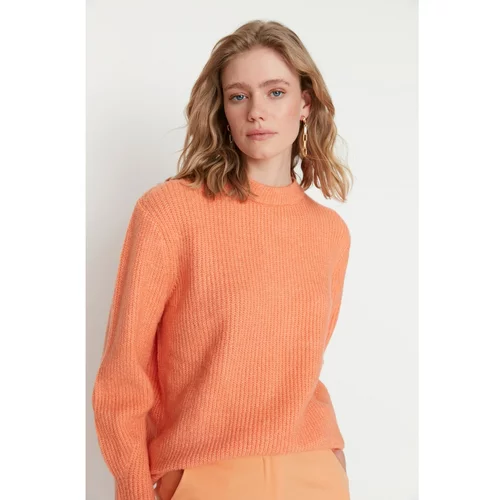 Trendyol Salmon Crew Collar Knitwear Sweater