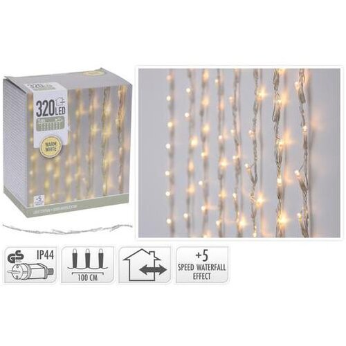 Lampice ZAVJESA 320LED Slike
