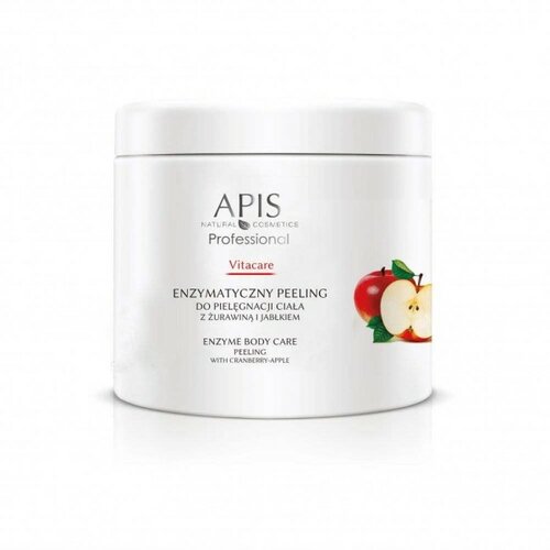 Apis Natural Cosmetics vitacare - Enzimski piling za telo sa brusnicom i jabukom - 500 g Slike
