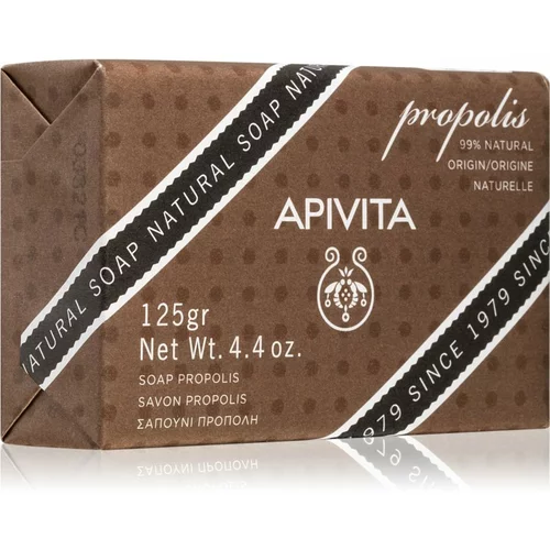 Apivita Natural Soap Propolis čvrsti sapun za čišćenje 125 g