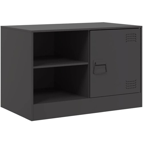 Maison Chic TV omarica - TV enota - Televizijska omarica črna 67x39x44 cm jeklo, (21701379) Cene