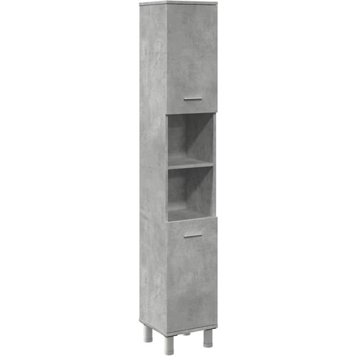 Maison Chic Kopalni&amp;scaron;ka omarica - Kopalni&amp;scaron;ki kabinet betonsko siva 30x30x179 cm iverna plo&amp;scaron;ča, (21794914) Slike