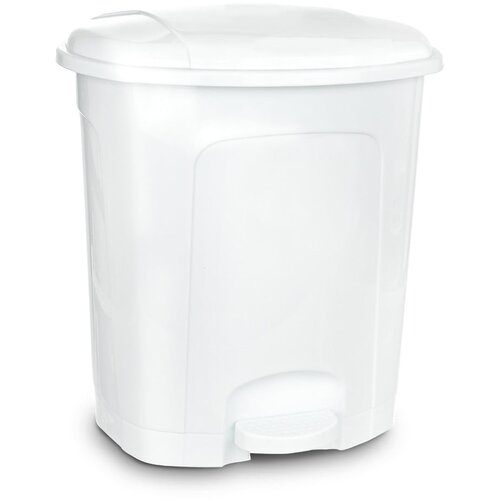Orion Bel plastičen ko&amp;scaron; za smeti s pedalom 5,5 l &amp;ndash; Slike