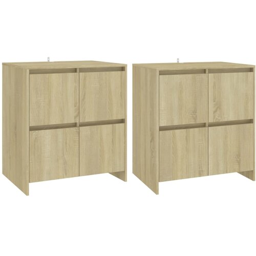 Maison Chic Komoda - Predalnik 2 kosa sonoma hrast 70x41x75 cm iverna plošča, (21722761) Cene