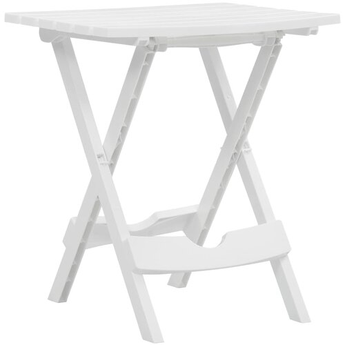  Sklopivi vrtni stol 45,5 x 38,5 x 50 cm bijeli Slike