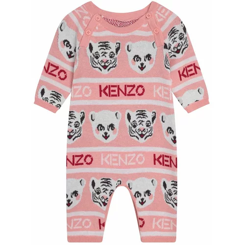 Kenzo Kids Pamučni kombinezon za bebe + czapeczka