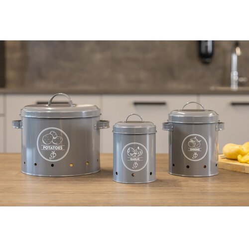 Esschert Design Jeklena posoda za shranjevanje krompirja Secret Du Potager &amp;ndash; Slike
