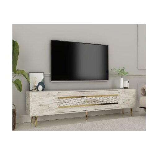 Hanah home tv polica Dekolp2 ephesus marble gold Cene