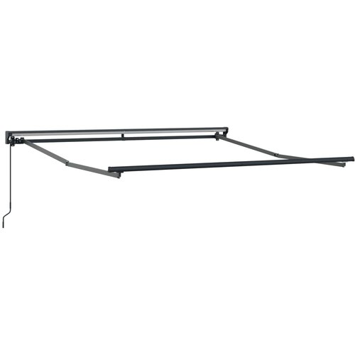  Okvir tende Crna 350 x 250 cm Poliester s PU premazom Slike