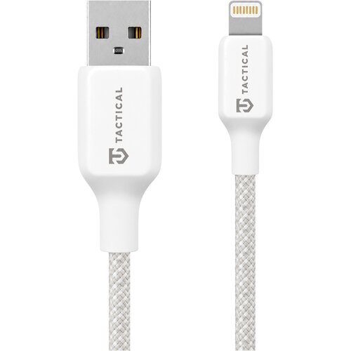 TACTICAL Stitch Thread pleten USB-A v Lightning kabel bele barve dolžine 1m Slike