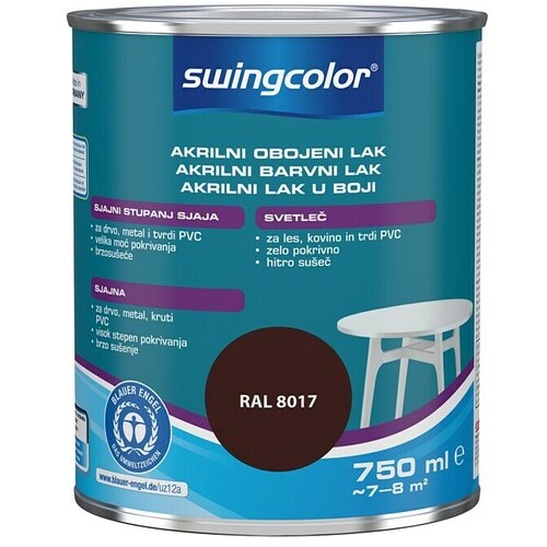 SWINGCOLOR Lak u boji 2u1 (boja čokolade, 750 ml, Visokog sjaja) Cijene