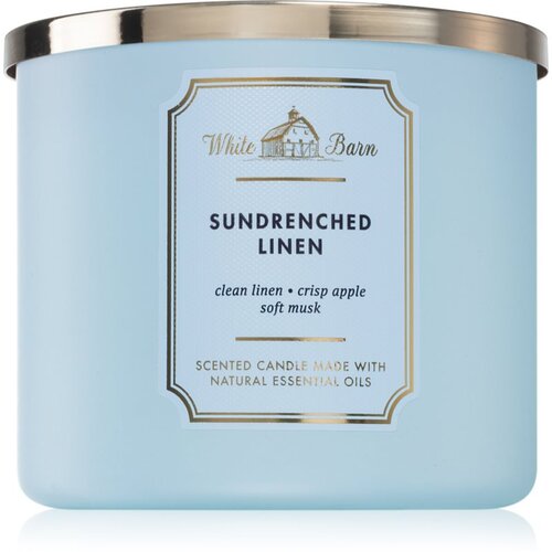 Bath & Body Works Sundrenched Linen mirisna svijeća 411 g Cijene