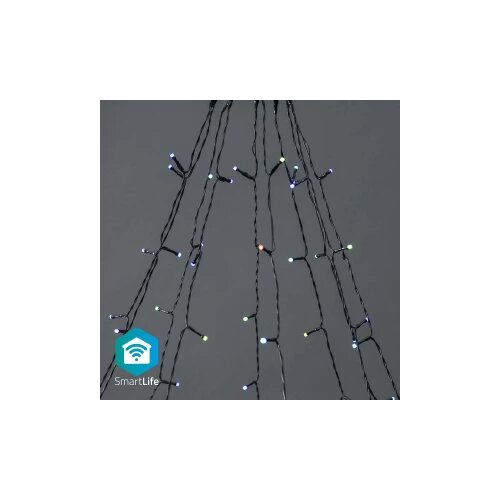 Nedis WiFi žaruljice (drvce) | 180 LEDa | 10x2m | RGB Slike